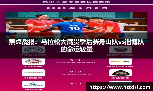 焦点战报：马拉松大满贯季后赛舟山队vs淄博队的命运较量